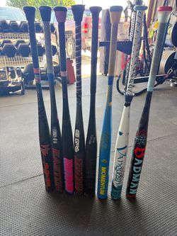 Lot of 7 Softball Bats – Easton, Tantrum, Badman & More