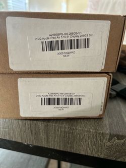 2022 Apple iPad Air 5 256GB – New (x2)