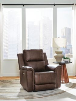 Beryton Espresso Power Recliner (Online Special Price)