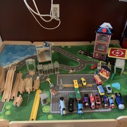 Thomas Train Imaginarium Table Wood Spencer Charlie Set Toy