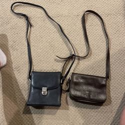 Leather Purses From Italy Used Good Condition