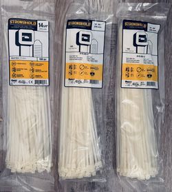 CABLE ZIP TIES BUNDLE OF 3 FOR $10