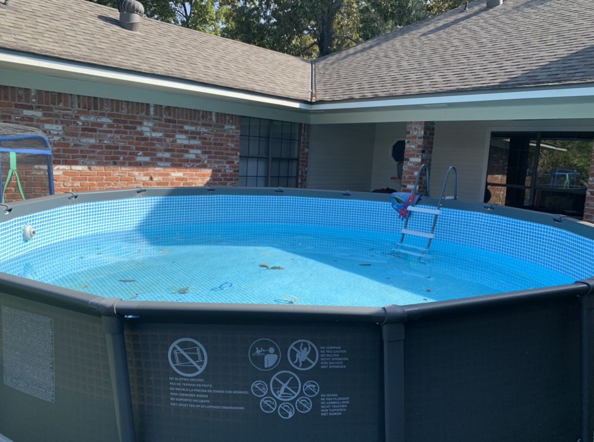Large Above Ground Pool. Bought For 1250$  And Has Been Use Only For One Year 