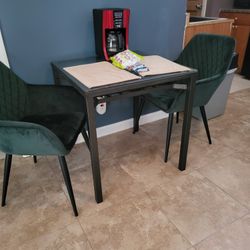 Small Dining Table And 2 Chairs Set Moving 