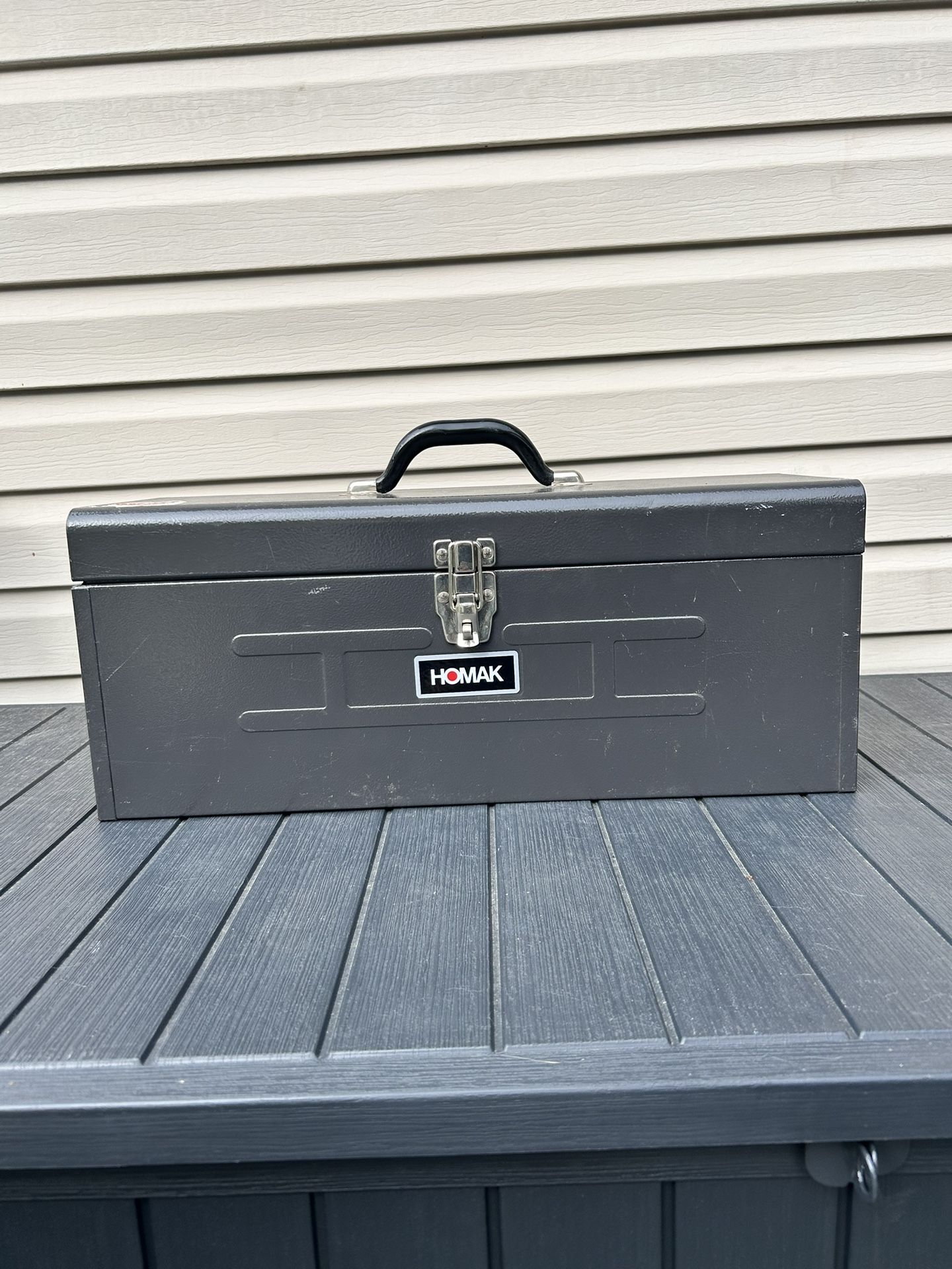 Homak Hip Top Metal Tool Box Pull Out Tray
