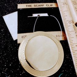 New Gold Scarf Clip