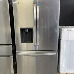 Lg French Door Counter Depth Refrigerator In Stainless Steel 