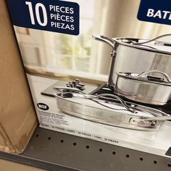 Kirkland Signature 10-piece 5-ply Clad Stainless Steel Cookware