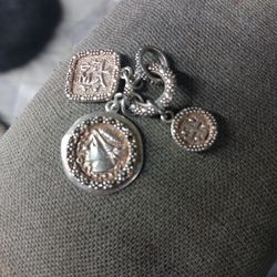 Vintage Sterling Silver Necklace Pendant 