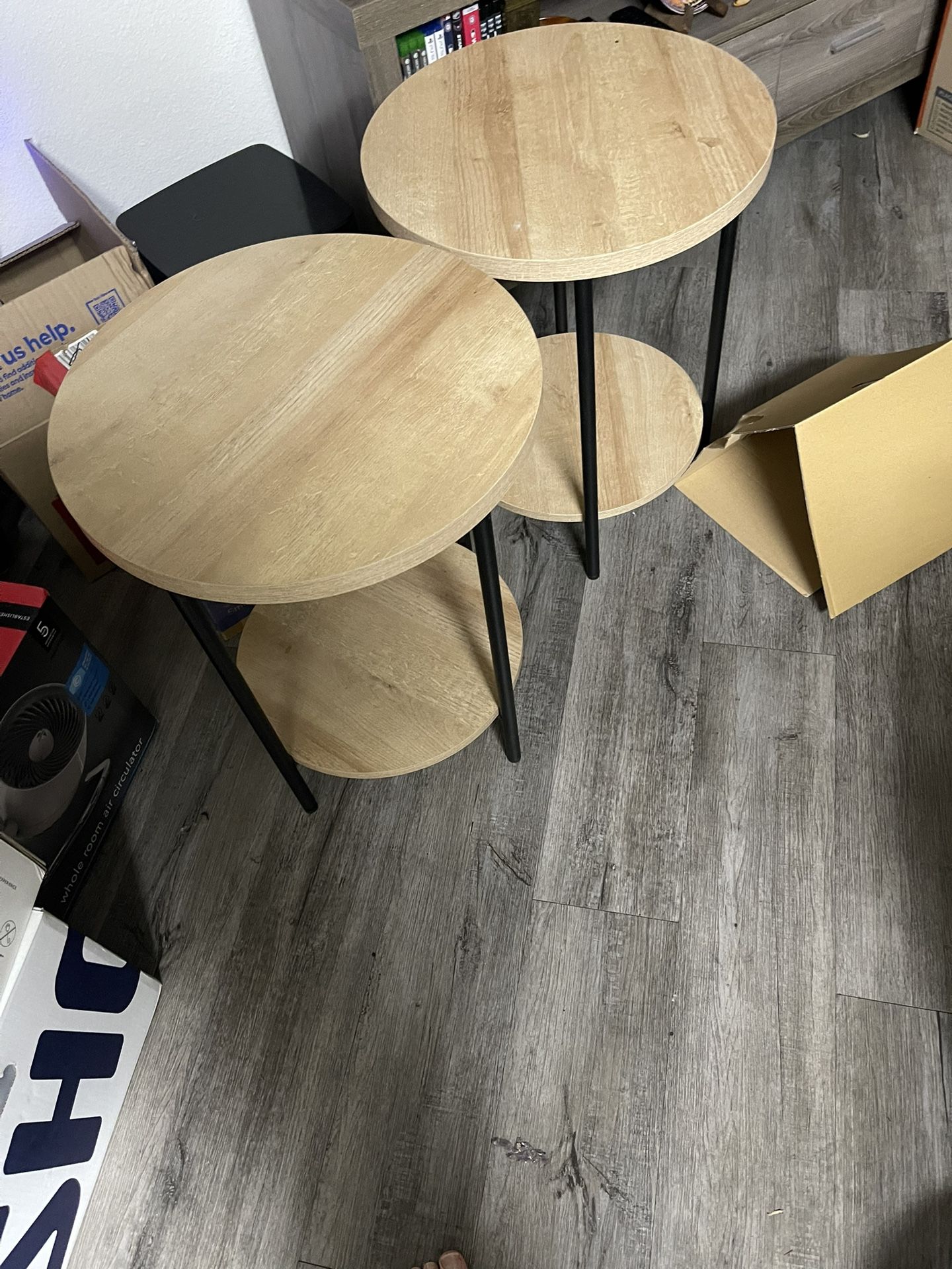 End Tables ($25 Each, $40 for Both)