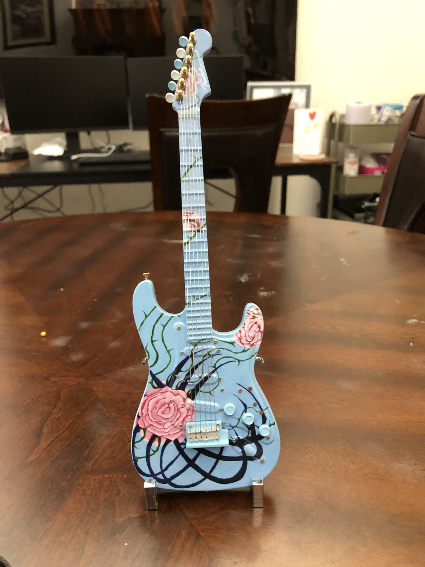 Guitar Mania Westland Giftware Miniature Fender Guitar 