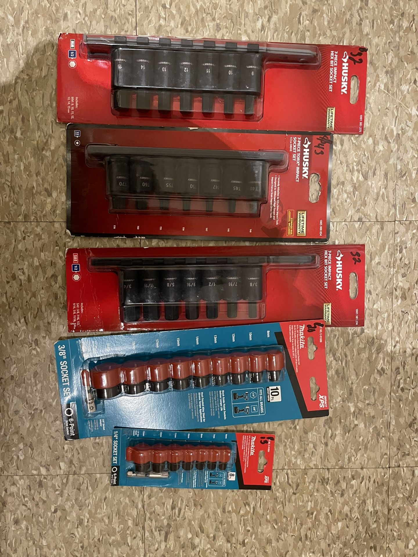 Husky Impact Socket Set / Impact Hex Bit Socket Set