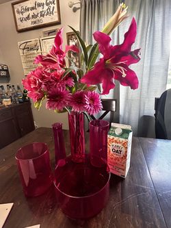 Pink Vase Flower Collection From IKEA 