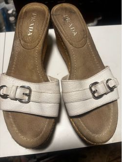 Prada wedge sandals