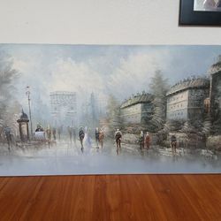 Large Original Painting Signed By The Artist 