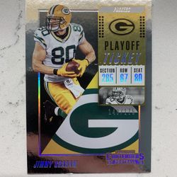 2018 Contenders Football Playoff Ticket #65 Jimmy Graham /175