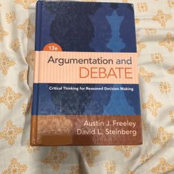 Argumentation And Debate Book