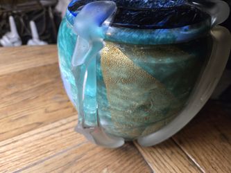 Vintage Original Jean Claude Navaro Vase, Signed