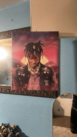 Hand Painted Juice Wrld Canvas