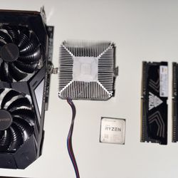 PC Parts bundle | CPU, GPU, CPU FAN, RAM