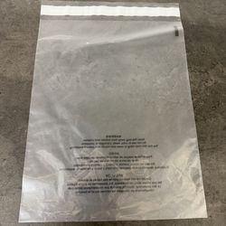 Plastic transparent self seal bags - 800 count