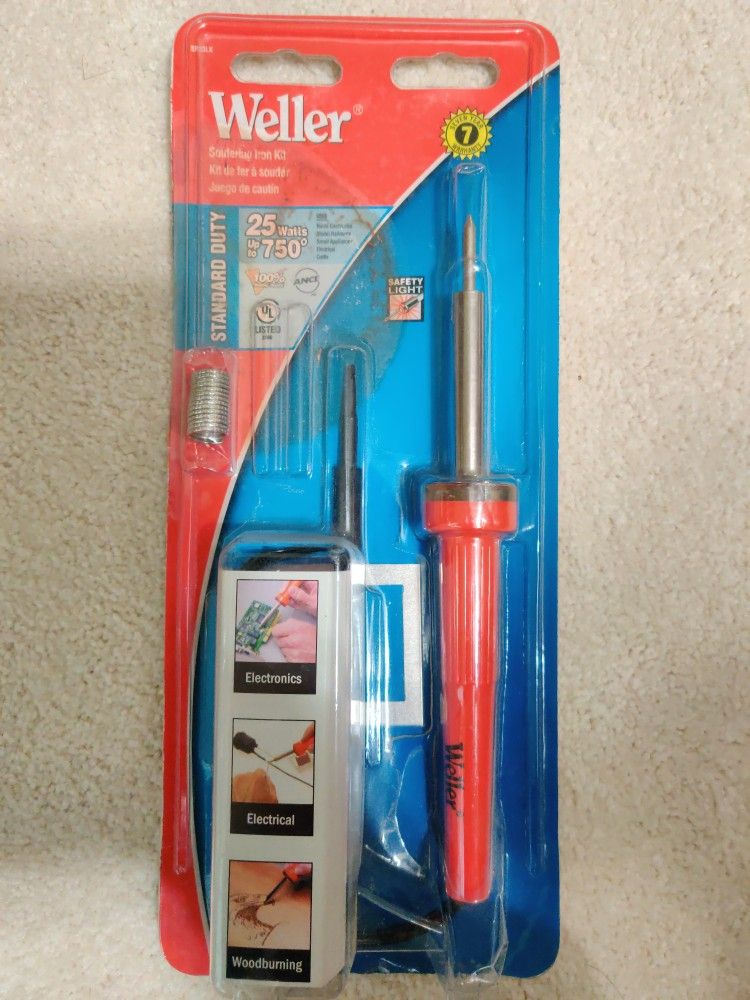 WELLER 25 Watt Standard Duty Soldering Iron Kit - Electronics/Electrical
