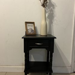Black End Table 