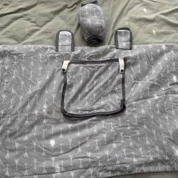 2 X Car Seat/Basket Covers - Fleece & Light Weight