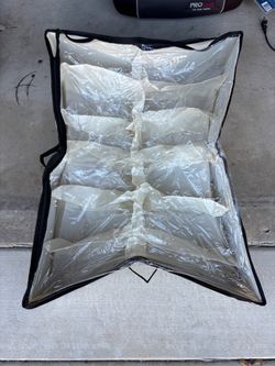 Large Clear Zippered Shoe Storage Bag