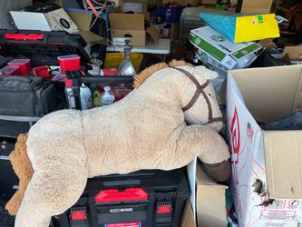 Horse large pillow stuff animal