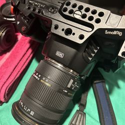 Bmpcc 6k  Body + 50mm Canon Lens + 18-55 Canon Lens + Small Rig  