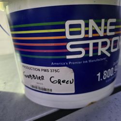 One Stroke Plastisol Ink Screen Print 