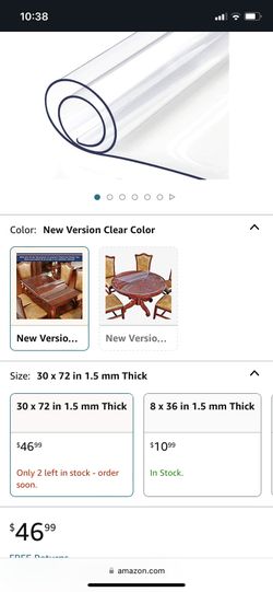 New Thick Plastic Table Cover