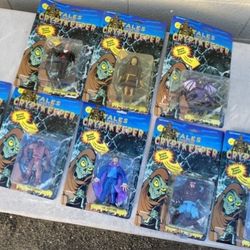 Tales From The Cryptkeeper Set Of 8 Action Figure Set  ( Vintage Toys ) ( Horror Toys Neca ) ( Halloween Toys )