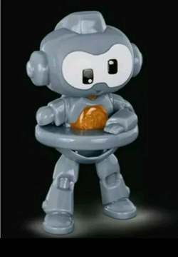 2020Discovery Mindblown Twirl Bot McDonalds#5 Happy Meal Toy Robot Giratorio NIP