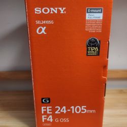 Brand new Sony FE 24-105mm f4 G OSS Lens