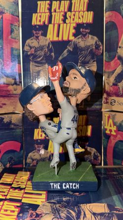 Kike Hernandez and Andy Pages “The Catch” Bobblehead