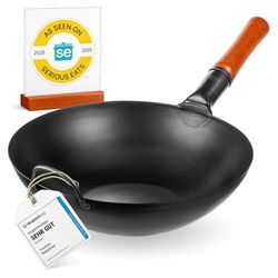 Wok Flat Bottom 13.5”