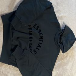 All Black Essential Hoodie 