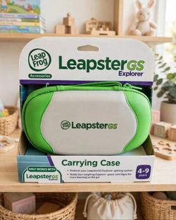 LeapFrog LeapsterGS Explorer Carrying Case Discontinued New 39575 Green Hard Zip