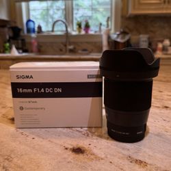 Sigma 16mm F1.4 DC DN