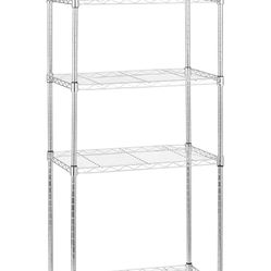 5 shelf shelving unit - Chrome