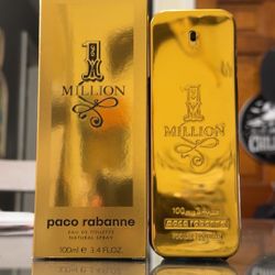 Paco Rabanne 1 Million Eau de Toilette Spray Men 3.4 FL OZ. 100 ML Brand New