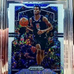 Shai-Gilgeous Alexander White Sparkle BGS 9.5
