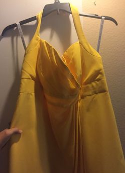 Alfred Angelo 20W yellow dress