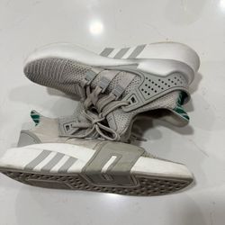 adidas EQT Basketball ADV CQ2995 Grey One Gray White Green Mens Sneaker size 7.5