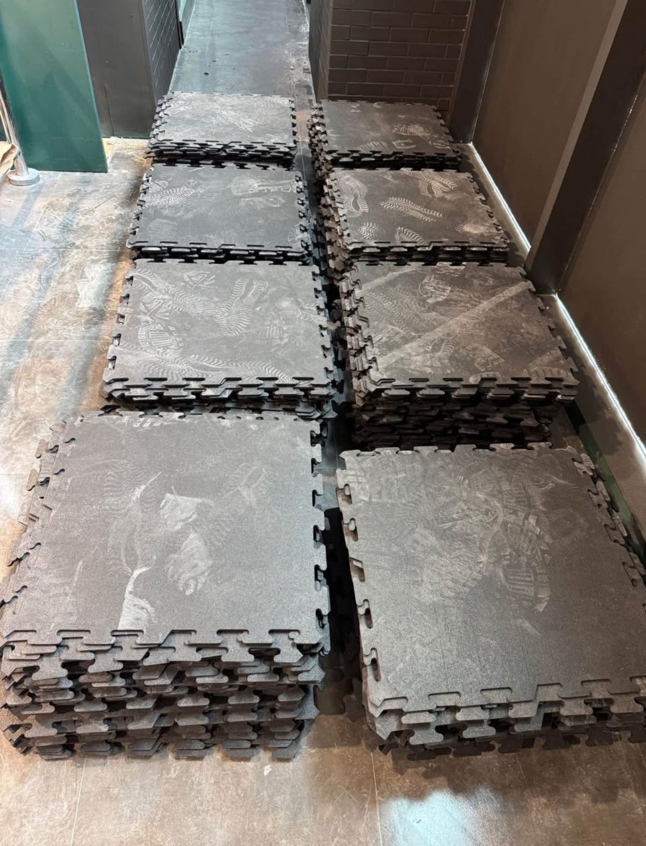 Rubber Gym Tiles