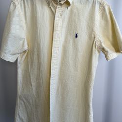 Polo Ralph Lauren Yellow Seersucker Shirt