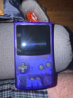 Gameboy Color with Oled Screen, usb c rechargeable battery and Tetris