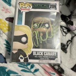 Signed Black Canary Funko Pop 